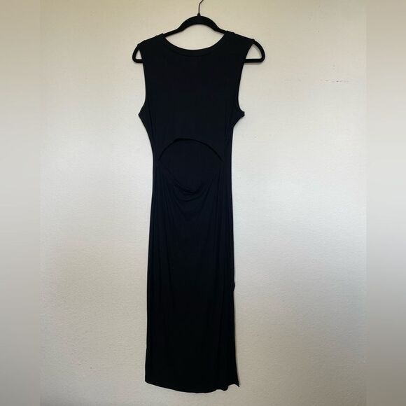 Vici | Ribbed Midi Cut Out Dress Size L - Picture 2 of 4